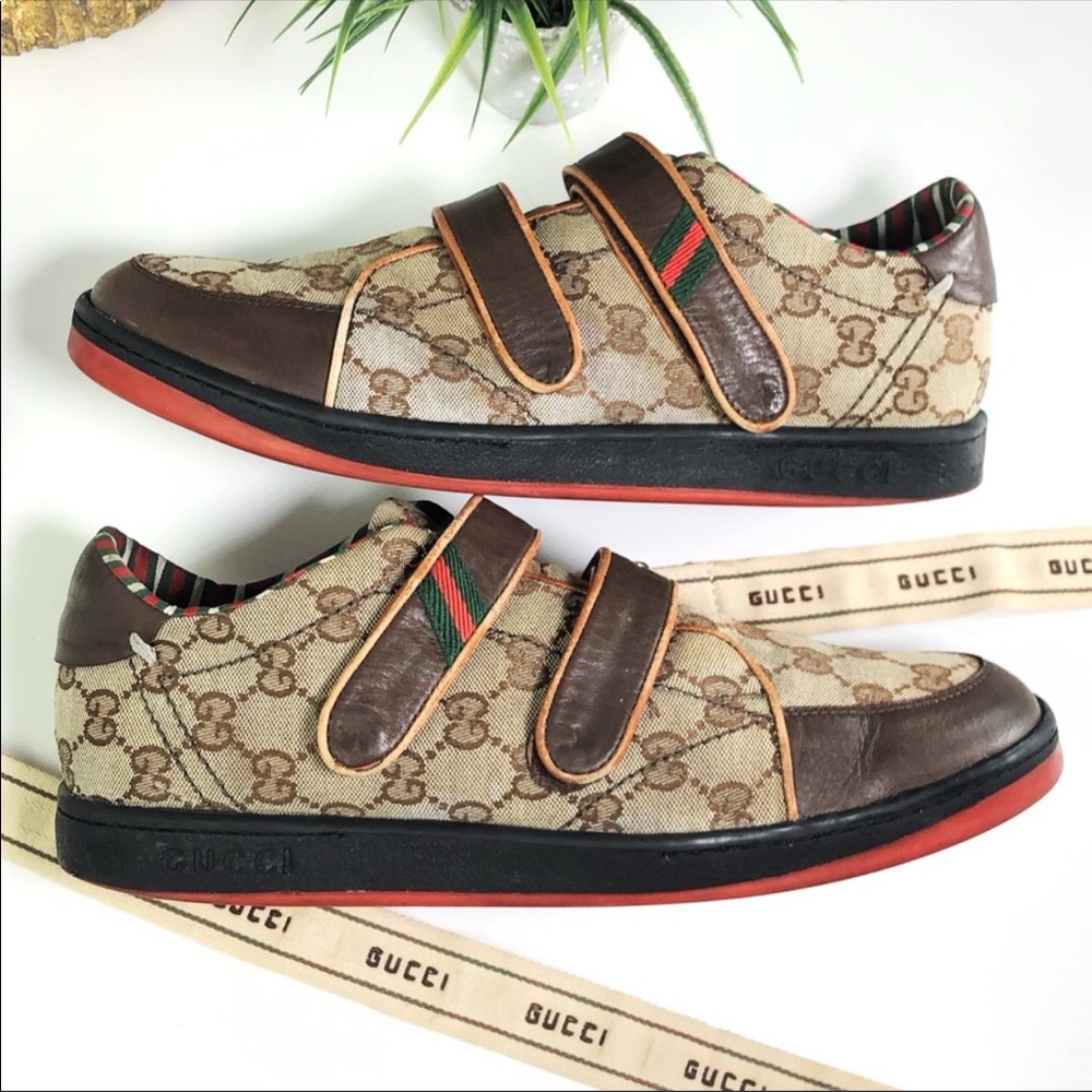 Gucci Authentic Vintage ‘00 GG Logo Mens Sneakers
